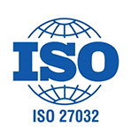 ISO 27032 certification badge demonstrating Cyberix managed security services is highly