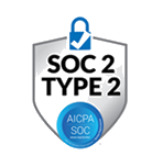 SOC2 TYPE2 certification badge demonstrating Cyberix managed security services is highly